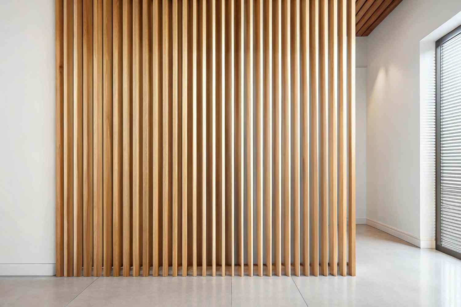 Perete cu lambriu, fereastra