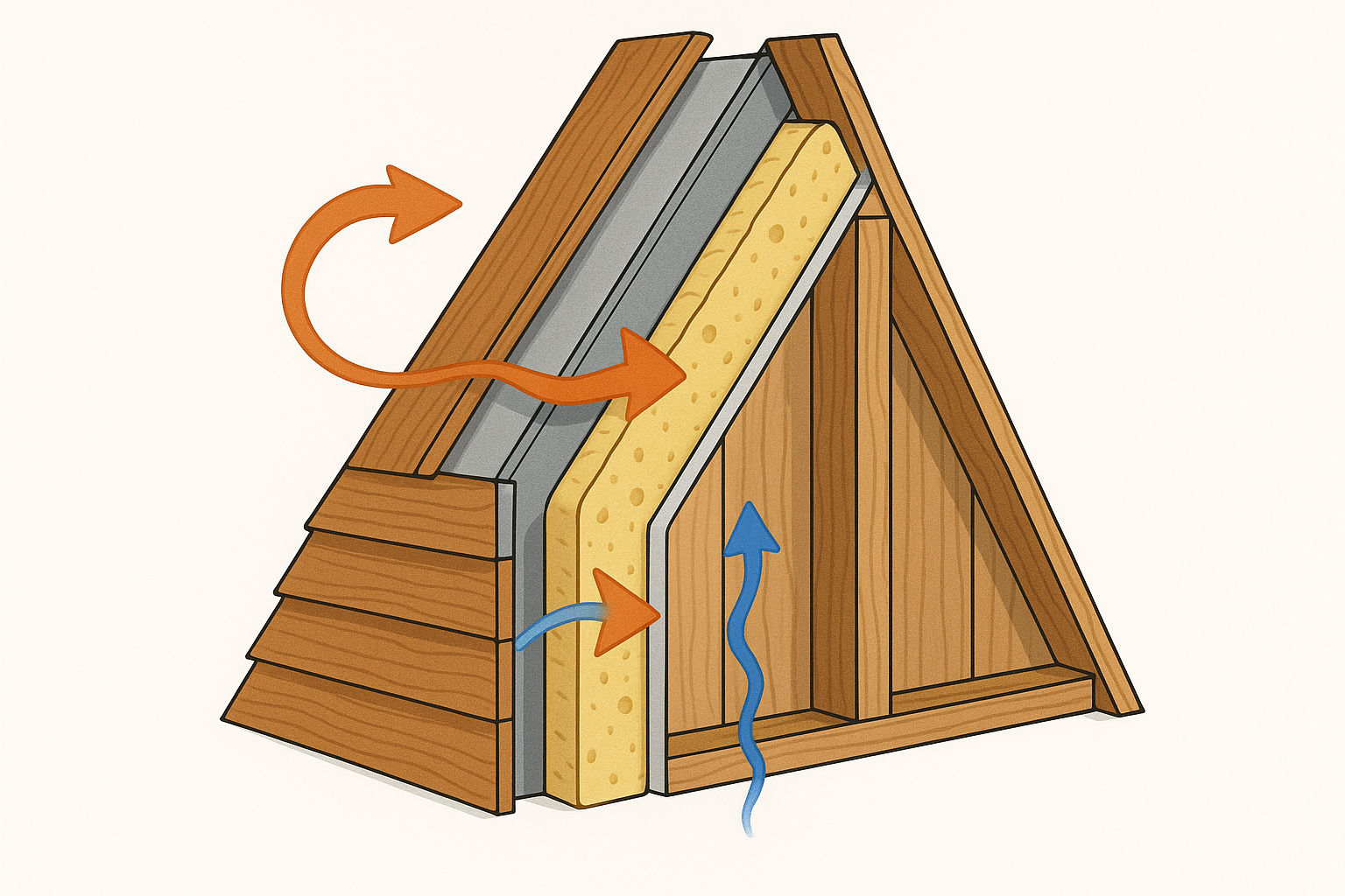 Alegerea materialelor potrivite pentru ridicarea unei cabane A-frame