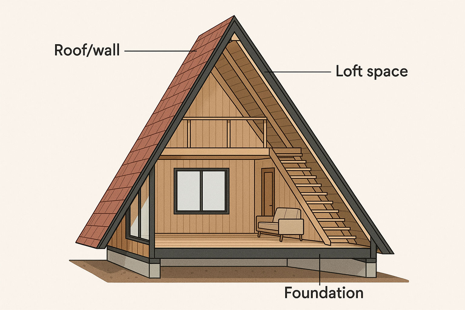 Ce sunt cabanele A-frame