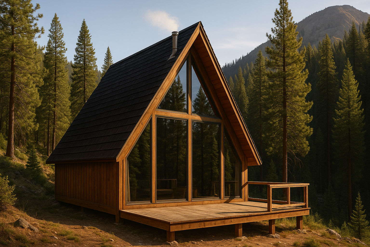 Construcția unei cabane A-frame - Etape, costuri și sfaturi utile despre casele tip A frame