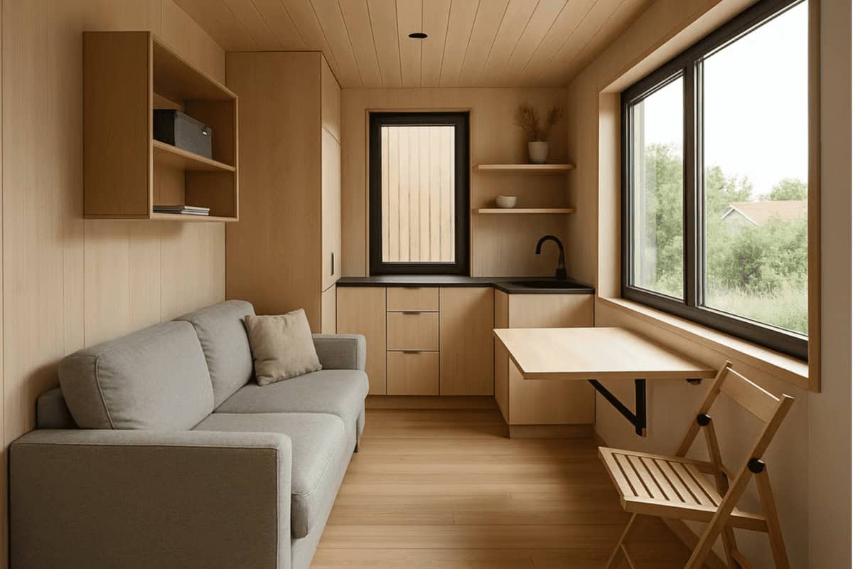Tiny house în România - Ghid complet despre case mici și eficiente. Amenajarea interioară eficientă a unui tiny house