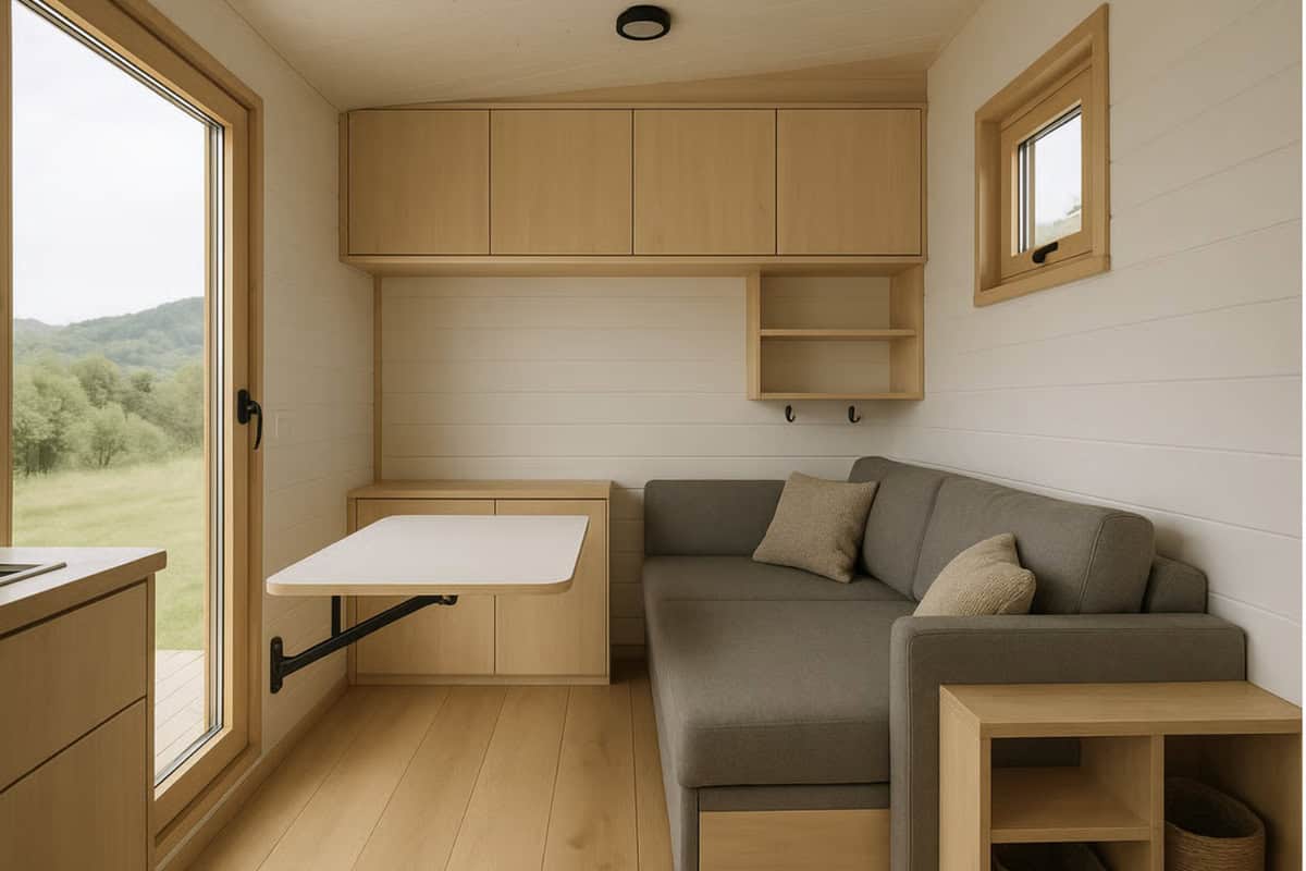 Amenajarea interioară eficientă a unui tiny house